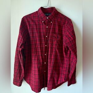 Ralph Lauren Red Checkered Men's Shirt